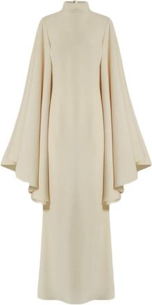 Taller Marmo Mina draped-detail gown - women - Acetate/Acetate/Viscose/Silk - 36 - Neutrals