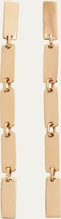 Lana Jewelry 14K Linear Dangle Tag Link Earrings, 65mm