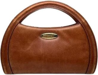Givenchy Pre-owned Handbag - Dames - Vintage Handtas - Bruin - ONE Size - Leer - Vintage