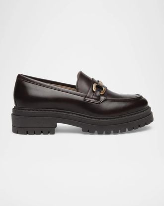 Nero Giardini 40mm Leather Horsebit Loafers