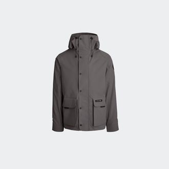 Canada Goose Lockeport Lightweight Jacket Black Disc (Men, Coastal Grey, M)