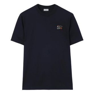 Burberry Heren, Tops, Blauw, Maat: XL Katoen