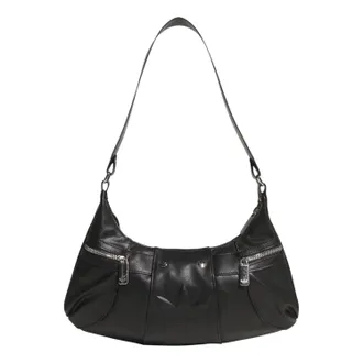adidas (WMNS) adidas HOBO PU Leather Bag Black KF4485