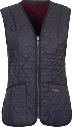 Barbour Quilted Fleece Vest - Dames - Bodywarmers - Blauw - M - Jassen