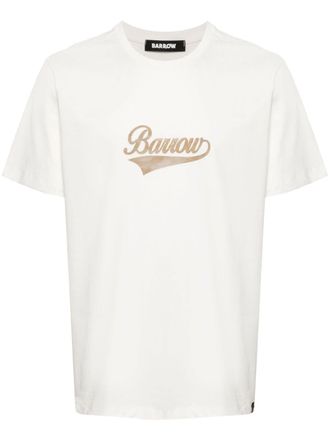 Barrow T-shirt met logoprint - Wit