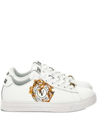 Versace Jeans Couture Sneakers Barocco con stampa - Bianco