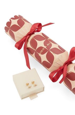 Astrid & Miyu Twilight Star Stud Earrings Christmas Cracker in Gold at Nordstrom