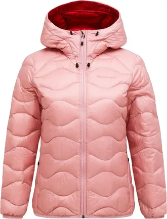 Peak Performance Womens Helium Down Hood Jacket Pink XL