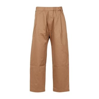 A Paper Kid Broeken, Heren, Bruin, L, Katoen, Wide Broeken