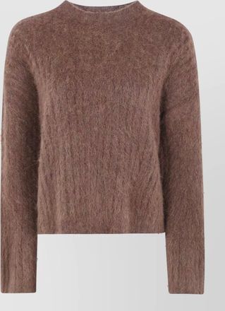 Uma Wang fluffy wool crewneck jumper
