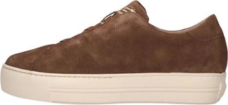 Paul Green Schoenen, Dames, Bruin, 38 1/2 EU, Su&egrave;de, Dante Sneaker