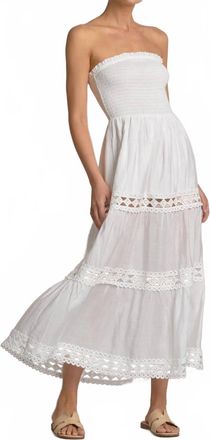 Elan Womens Soli Maxi Dress In White