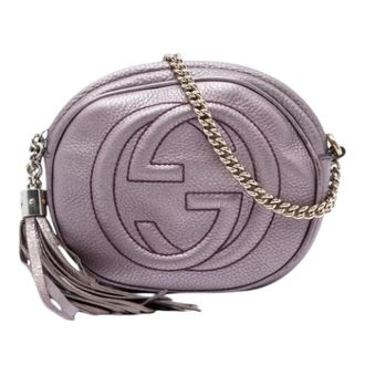 Gucci Pre-owned Soho Crossbody - Dames - Vintage Schoudertas - Paars - ONE Size - Leer - Vintage