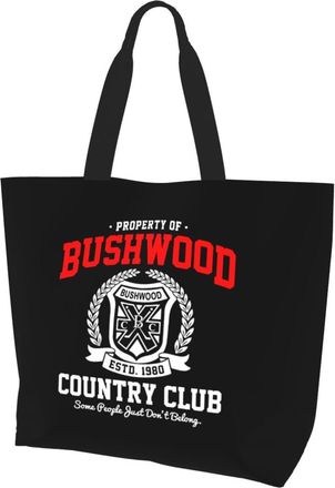 AOOEDM Property Of Bushwood Country Club Ladies Canvas Tote Reusable Shopping Bag