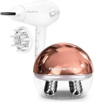 Rowenta Pack Rowenta Cv6602es Con Secador De 2400w Y Masajeador Facial Port&aacute;til Oferta Exclusiva
