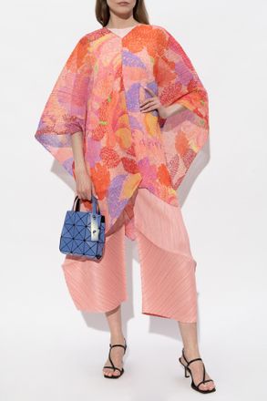 Pleats Please Issey Miyake Pleated Trousers, Womens, Pink