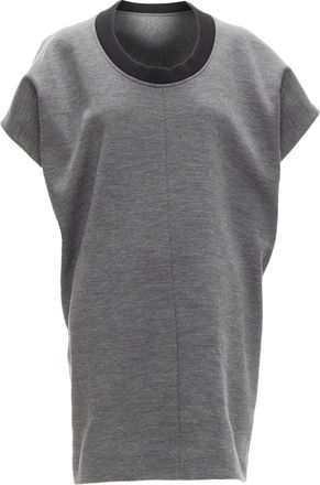 Marni virgin wool blend boxy casual dress
