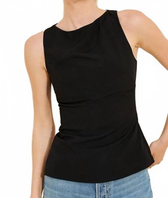 Hutch Kady Boat Neck Top In Black