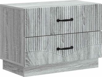 vidaXL Armario De Noche Gris Sonoma 62 X 34,5 X 44,5 Cm Vidaxl