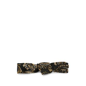 Etro Jacquard Paisley Hair Accessory - Black