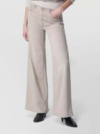Mother denim wide-leg trousers
