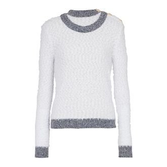 Balmain Mujer, Jerseys, Blanco, Talla: S