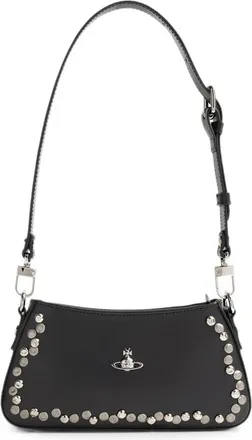 Vivienne Westwood Tasha Studded Leather Shoulder Bag