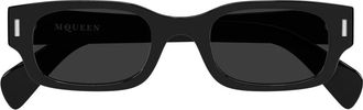 Alexander McQueen Am 0549S Zonnebrillen - unisex - Zonnebrillen - Zwart - 50 MM - Accessoires