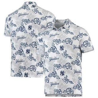 Reyn Spooner Mens Reyn Spooner White New York Yankees Performance Polo at Nordstrom, Size Small