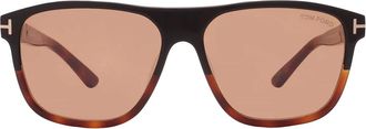 Tom Ford Frances Brown Square Mens Sunglasses FT1081 05E 58