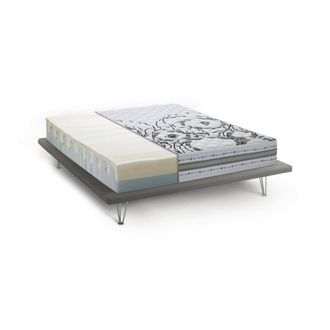 Talamo Italia Talamo Italia - Dmora - Colch&oacute;n Individual Dmeazz, Colch&oacute;n Viscoel&aacute;stico Y Waterfoam, 100% Made In Italy, Anti&aacute;caros E Hipoalerg&eacute;nico, 80x190h22 Cm