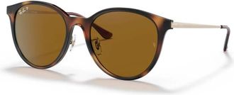 Ray-Ban Vierkante Zonnebril - unisex - Zonnebrillen - Geel - 55 MM - Accessoires