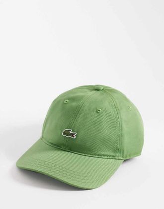 Lacoste Cappellino verde con logo
