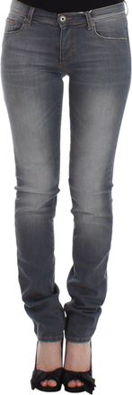 Ermanno Scervino Grijze Slim Jeans Denim Broek Skinny Leg Stretch
