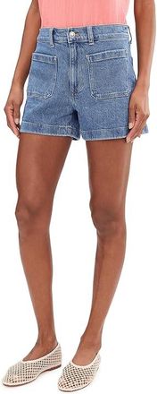 Madewell The Emmy Denim Short in Midvale Wash Womens Shorts Midvale Wash : 29 4, Cotton
