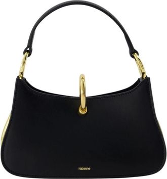 Paco Rabanne Sac A Main Handtas - Dames - Schoudertassen - Zwart - ONE Size - Leer - Tassen