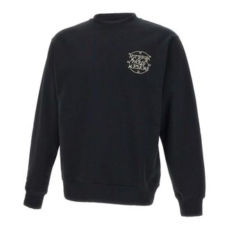 Dr&ocirc;le de Monsieur Sweatshirts, male, Black, Size: L Le Sweatshirt Slogan Tresses