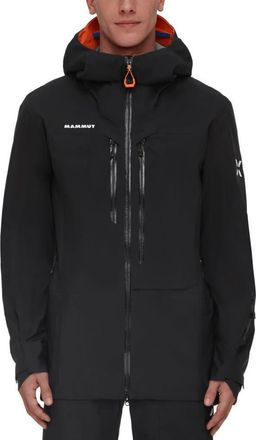 Mammut Eiger Free Advanced Hs Hooded Jacket - Mens in Black at Nordstrom, Size X-Large