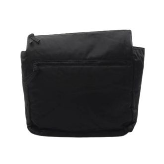 Bottega Veneta Pre-owned Cross Body Bags, male, Black, Size: ONE SIZE Pre-owned Nylon Clutch Bag