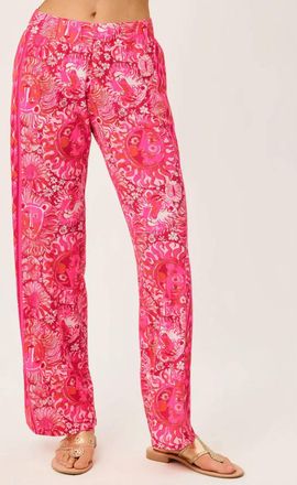 Lilly Pulitzer Bal Harbour Palazzo Pant In Paradise Punch