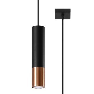 OEM L&aacute;mpara Colgante Salixa 1 Gu10 Negra Lumilo 09.449.46