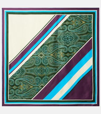 Alemais Al&eacute;mais Joni printed silk twill scarf