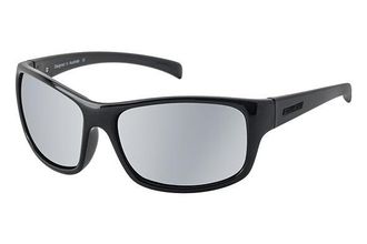 Dirty Dog Shock Polarized 53538 Mens Sunglasses Black Size 59