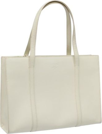 Prada Vintage Handbag Patent Leather White Patent_Leather Handbag (Pre-Owned)