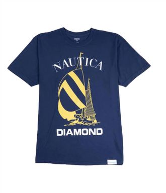 Diamond Supply Company Mens Nautica Tee In Navy