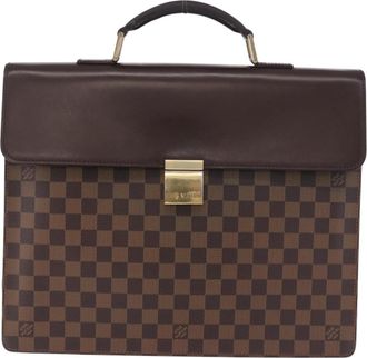 Louis Vuitton Altona Damier Brown Canvas Handbag (Pre-Owned)