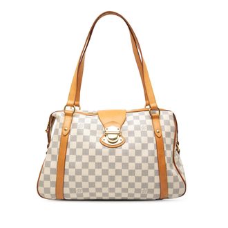 Louis Vuitton Pre-owned Womens Damier Azur Stresa Pm - Ivory Textile - One Size