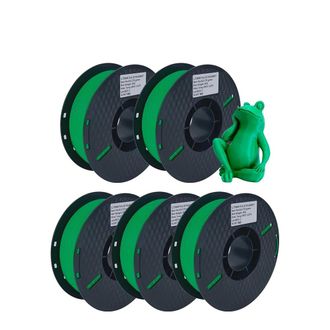 OEM Filamento Para Impresora 3d, 1,75 Mm De Di&aacute;metro, Acabado Brillante, 5 Kg, Color Verde