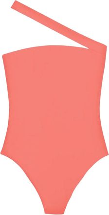 JADE Swim Halo one-shoulder swimsuit - Roze