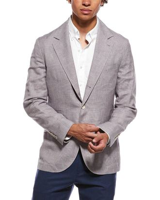 Brunello Cucinelli Wool, Linen, & Silk-Blend Blazer